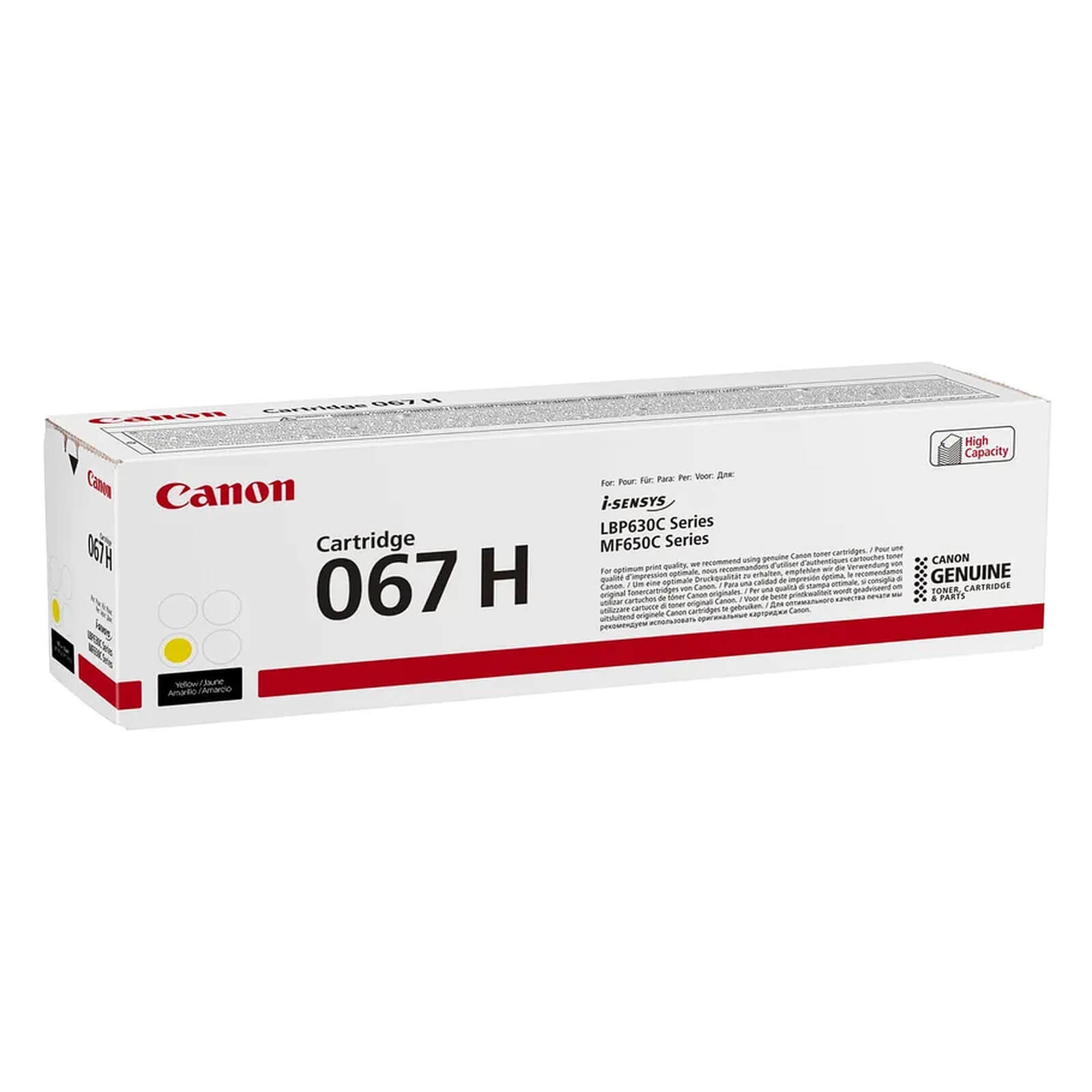 Toner Canon 067 H Amarelo Alto Rendimento p/ MF654 e MF656 - Impressorajato